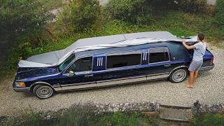 I managed to get home with this Lincoln stretch limousine: the restoration begins