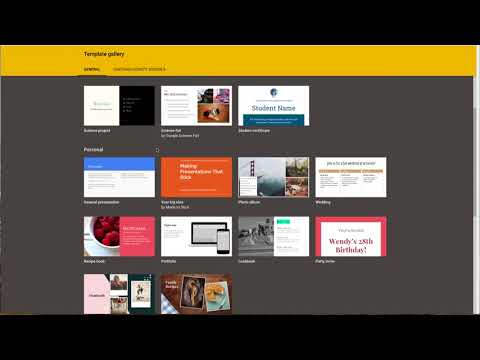 2018-01-30 - Google Drive Templates