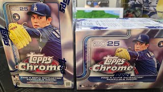 2025 Topps Chrome Blaster Box x2 🔥⚾️🔥FIRST LOOK🔥⚾️🔥THESE ARE 🔥