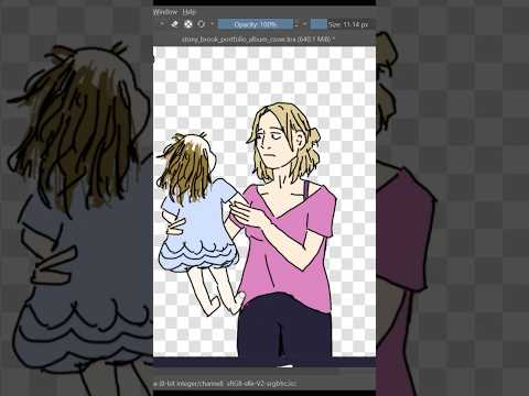 Horror Movie Trope Speedpaint (album timelapse #9) (link to album in bio) #digitalart #horror #art