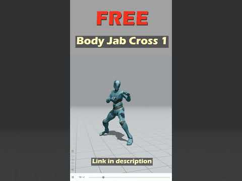 Body Jab Cross 1. Free Mixamo animation for Daz Studio's Genesis 9. #dazstudio #mixamo
