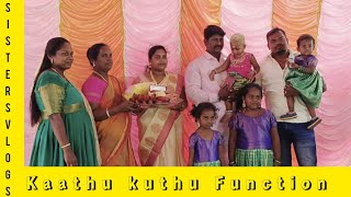 Kaathu kuthu function😍✨☺️ Sisters vlogs...👭✨