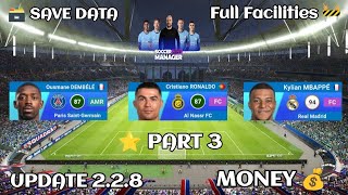 New Version 2.2.8 Update Soccer Manager 2025 Save Data Full Facilities - Part 3