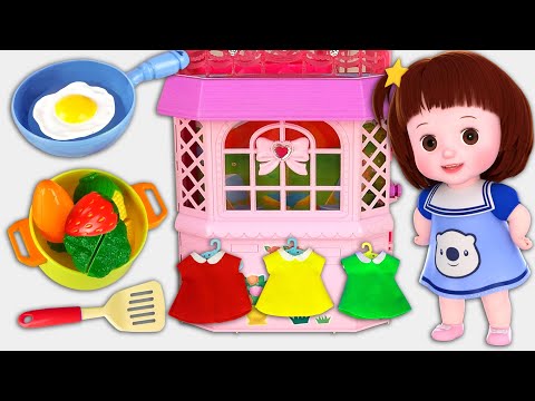 Baby Doli and bed room  house and kitchen