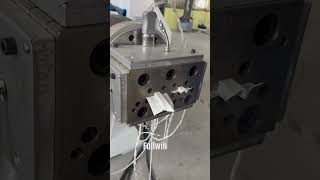 Show the plastic extrusion technical process to you . #extruder #plastic #extrusion