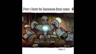 Iron Man in 2025 Animation Style! (Must See) #IronMan #IronManAnimation #marvelanimation#shorts