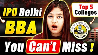 ✅GGSIPU Top BBA Colleges!🤔GGSIPU vs DU BBA College?🎓 IPU CET vs CUET BBA! #bba #ggsipu #ipucet #cuet