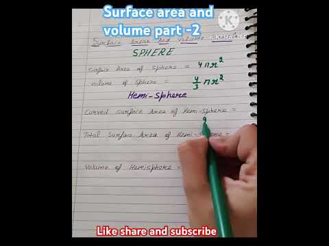 surface area and volume formula...#maths #mathstricks #exam
