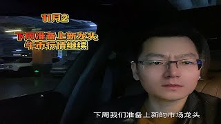 下周准备上新龙头牛市行情继续