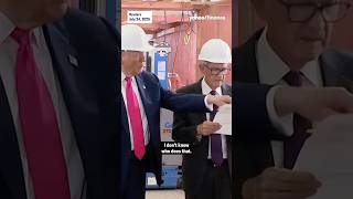 Powell responds to Trump’s $3.1B claim during Fed building tour: “I’m not aware of that.”