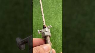 Simple idea to secure a saw blade. #short #diy