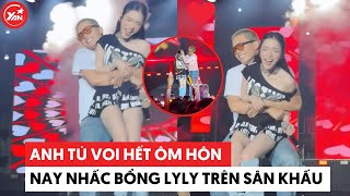Anh Tú Voi mắc công khai mà “nóc nhà” cấm chát: Hết ôm hôn nay nhấc bổng Lyly trên sân khấu