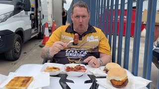 The BIG DADDY burger from a ROADSIDE cafe