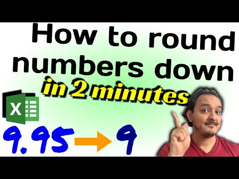 ⬇️ How to round down numbers in Excel by using the ROUNDDOWN formula in 2 minutes