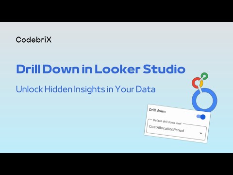Drill Down in Looker Studio