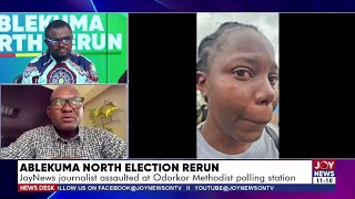 Odorkor Polling Chaos: JoyNews journalist attacked in shocking election mayhem