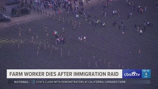 Farm worker dies after immigration raid