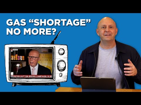 Peter Dutton debunks the gas industry's myth?