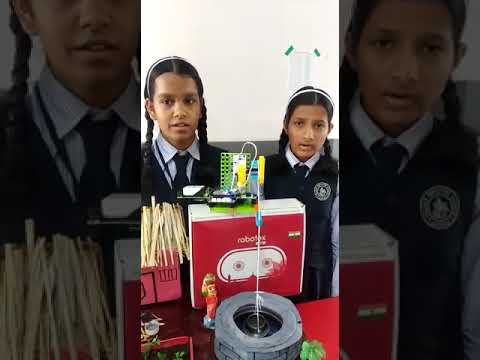 Students' Robotic Well Project is a big help to all those people drawing liters of water everyday.
