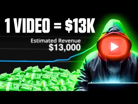 $13,000 From 1 Faceless Video (YouTube Automation Guide)