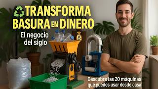 🚀 20 RECYCLING MACHINES THAT FEW KNOW ABOUT AND WILL MAKE YOU EARN MONEY FROM HOME