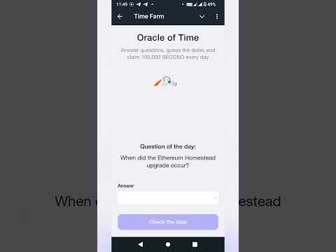 TIME farm || Telegram Earning Game || #airdrop #timefarmairdrop #shorts
