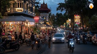 Surabaya Downtown Night Walk🇮🇩 Kota Terbesar Kedua di Indonesia yang Ramai (4K HDR)