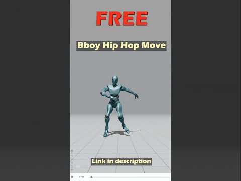 Bboy Hip Hop Move. Free Mixamo animation for Daz Studio's Genesis 9.