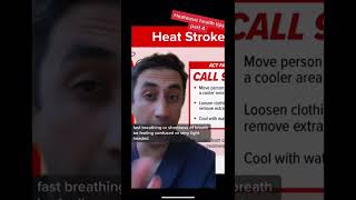 Signs YOU might be having heatstroke #shorts