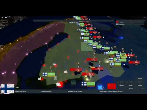 Winter war but in Rise of Nations (Roblox)