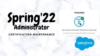 Administrator Certification Maintenance (Spring '22) | Salesforce Admin | Restriction Rule