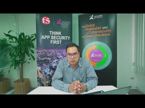 Exclusive Networks Thailand - F5 Networks Pitch Back Video on WAF
