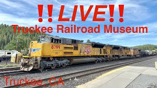 🔴Live🔴 Truckee, California / Truckee Railroad Museum Cam (UP'S ROSEVILLE SUB)