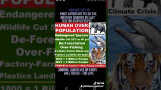 Human Population🌎 Birth Control CRISIS (Small Families Save 1 & Done Plz) Parent Mom Dad Kids Growth