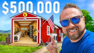 Inside A $500,000 Home Crypto Mining Farm!