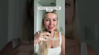 Should you run paid ads to grow your business? ##businessgrowth #growingabusiness #paidads