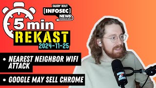 REKAST - Talkin' Bout [infosec] News 2024-11-25 #infosecnews #cybersecurity #podcast  #podcastclips