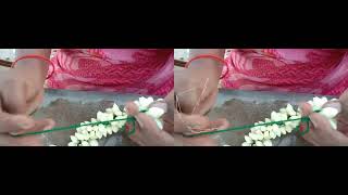 AI Madurai jasmine flower knitting hand pose estimation computer vision media pipe jasmine knitting