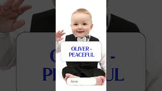 Baby boy names with meaning