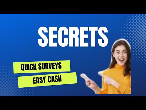 Quick Surveys Easy Cash