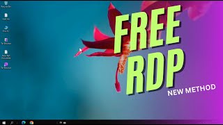 How to Create free RDP for Lifetime 2024 | No Crédit/Débit Card Required |Get Free RDP Server