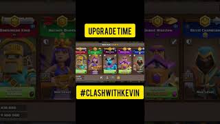 Heros upgrade #clashofclans #playgames #supercell #carbonfingaming #itzu #sumit007yt #th17base #king