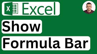 How to Show Formula Bar in Excel - Easy to Follow