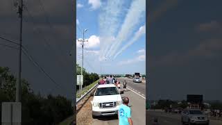 US Navy Blue Angles - Low Fly Over
