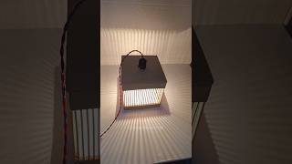 New idio night lamp with cardboard#diy#youtube#craft#shorts #schoolbox#science #lamp #night#trending
