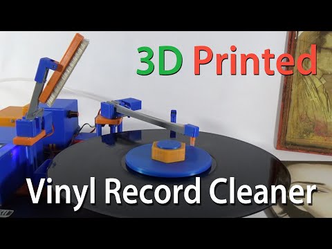 3d printed Vinyl record cleaning machine / DIY Plattenwaschmaschine
