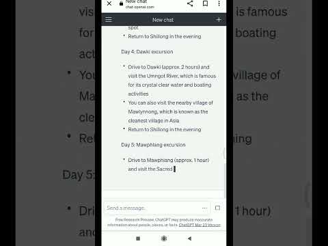 How to use ChatGPT to plan a trip #chatgpt #ai #chatgpthindi #chatgpttutorial #howto