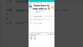 Hey you, Yes you 🫵 wanna learn to code? #coding #database #codewithme