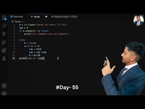 Python program to find the sum of all digits in a string #100daysofcode #programming #pyhton