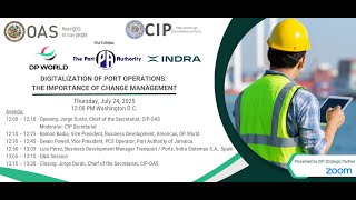 Webinar " Digitalization of Port Operations: The Importance of Change Management"